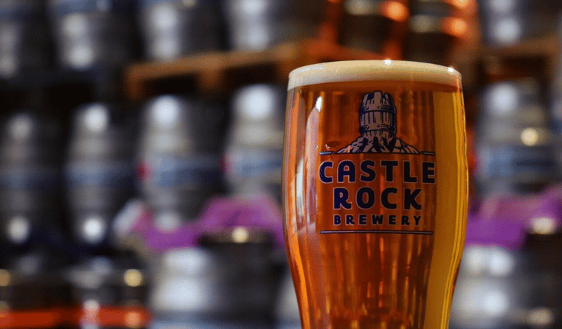 Photo of a Castle Rock pint glass